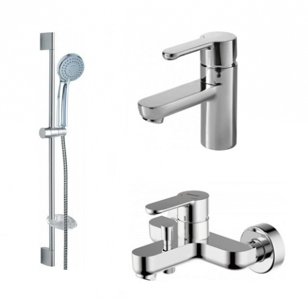 Комплект для ванной комнаты Bravat Stream 3 в 1 F00310C
