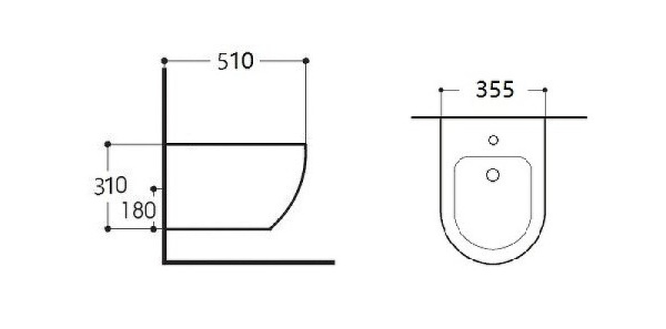 Биде подвесное Aquatek Европа AQ1016-00