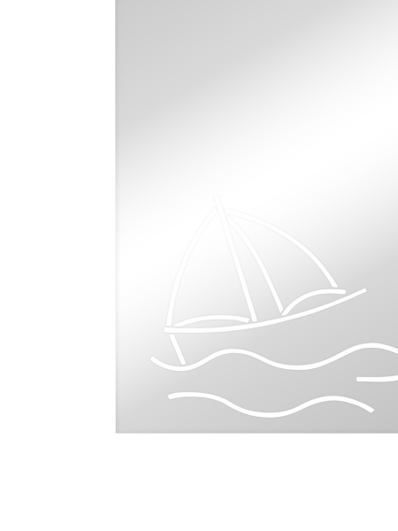 Зеркало (53,5x68) Continent Регата В142