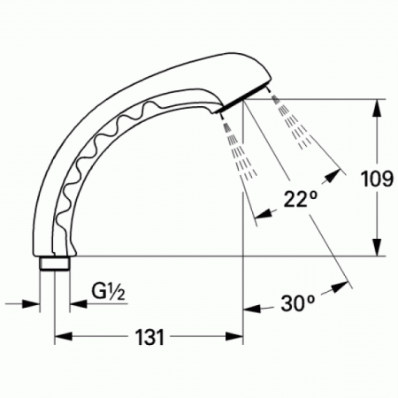 Душевая лейка Grohe Relexa 28051 000 (28051000)