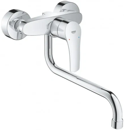 Смеситель однорычажный для раковины, Grohe Eurosmart DN 15 32224 001 (32224001) хром 