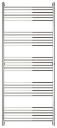 Полотенцесушитель Водяной Прямая Сунержа Богема + (190х80) Хром 00-0220-1980