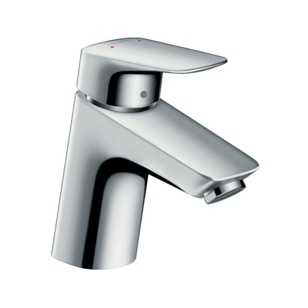 Смеситель для раковины без донного клапана Hansgrohe Logis 71071000 хром