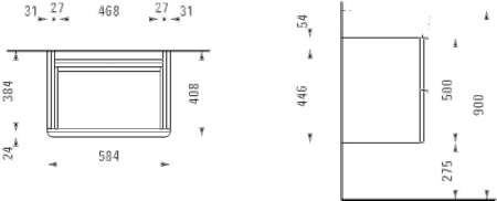 Тумба Laufen Space for Val 4.1014.2.160.101.1