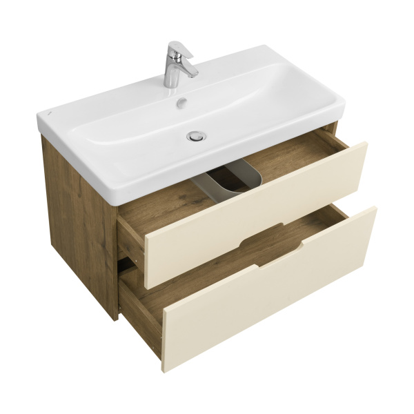 Тумба с раковиной Aquaton Оливия 90 1A2544K0OLVG0