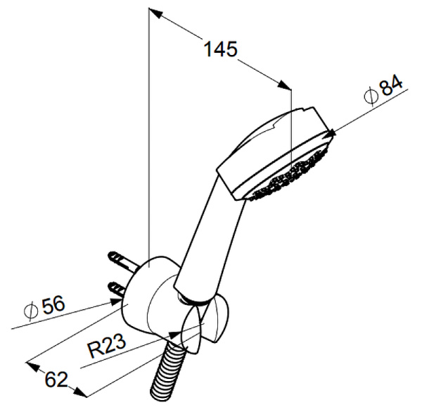Душевой набор Kludi Zenta 6066091-00