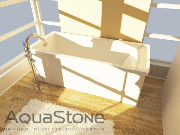 Ванна из искусственного камня на ножках (180х80) Aqua Stone ARMADA180 Ванна из искусственного камня на ножках (180х80) Aqua Stone ARMADA180