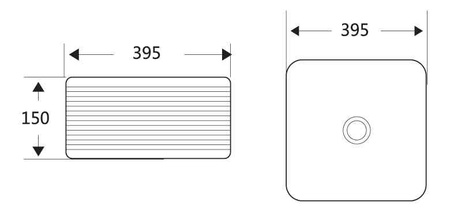 Накладная раковина (37,5х37,5) BelBagno BB1421