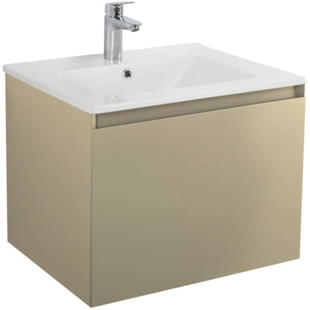 Тумба без раковины Art&Max Latina AM-Latina-600-1C-SO-BGM серо-бежевый матовый