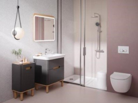 Комплект VitrA Sento L-Box set  безободковый, с микролифтом, 9830B003-7207