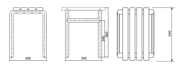 Табурет для ванной Bemeta Help 338125071