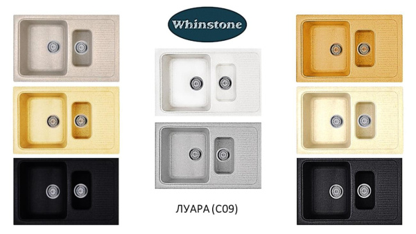 Кухонная мойка Whinstone ￼￼￼Лаура (C09) сафари 41261 