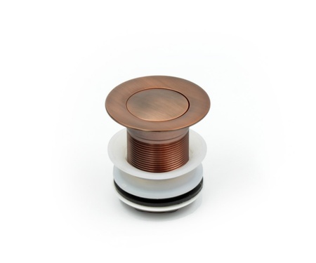 Слив в раковину медный Bronze de Luxe R01