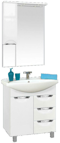 Тумба под раковину Misty Орхидея 65 П-Орх01065-0113Я