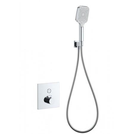 Смеситель для душа с термостатом встраиваемый WONZON & WOGHAND, хром WW-D1017-B-CR