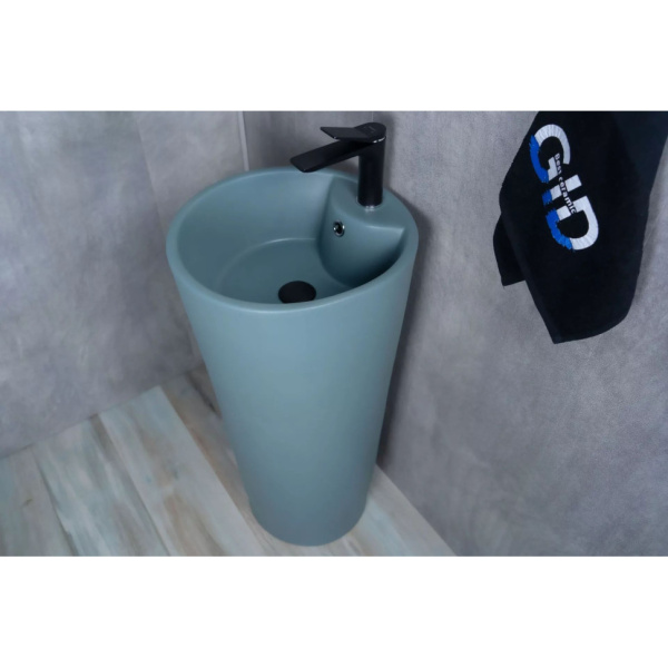 Раковина напольная (40х40) Gid Nb131gm (зеленая хаки)