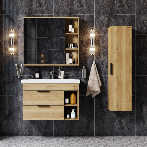 Тумба под раковину подвесная Onika Легран 80 108056