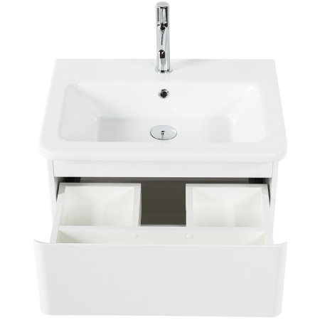 База под раковину BelBagno 60 ALBANO-CER-600-2C-SO-BL подвесная Bianco Lucido