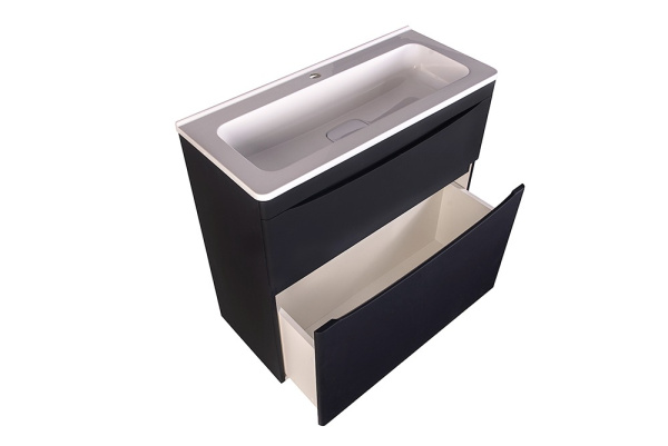 Тумба под раковину напольная Style Line Бергамо СС-00002313 черный