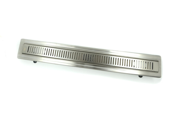 Душевой лоток Timo Steel 80см с решеткой STRIP из нержавеющей стали Basic BSSG-80 S50Rb