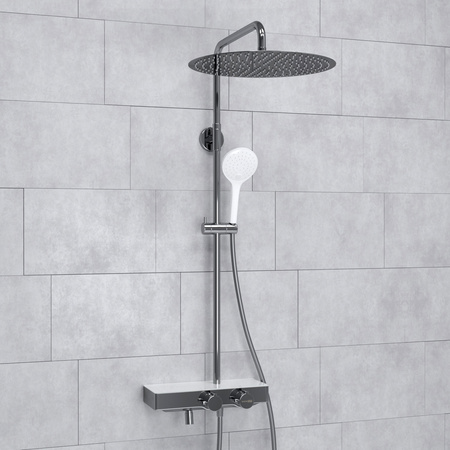 Душевая система WasserKRAFT A113.117.155.CH Thermo