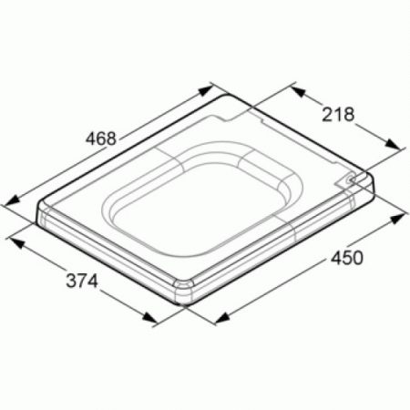 Крышка-сиденье для унитаза Kludi Plus 49WCS43