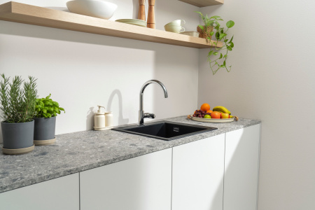 Смеситель для кухни однорычажный Hansgrohe Vernis Blend M35 71870000 хром 