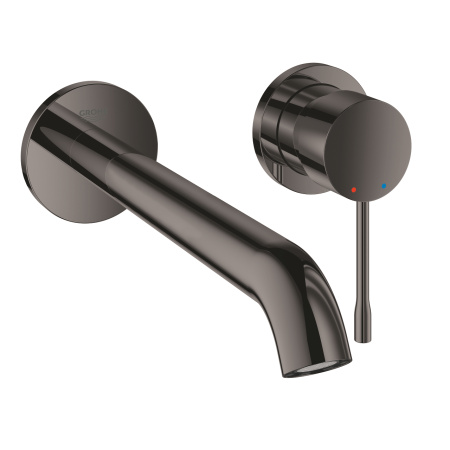 Смеситель для раковины однорычажный Grohe Essence 29193 A01 (29193A01) тёмный графит глянец