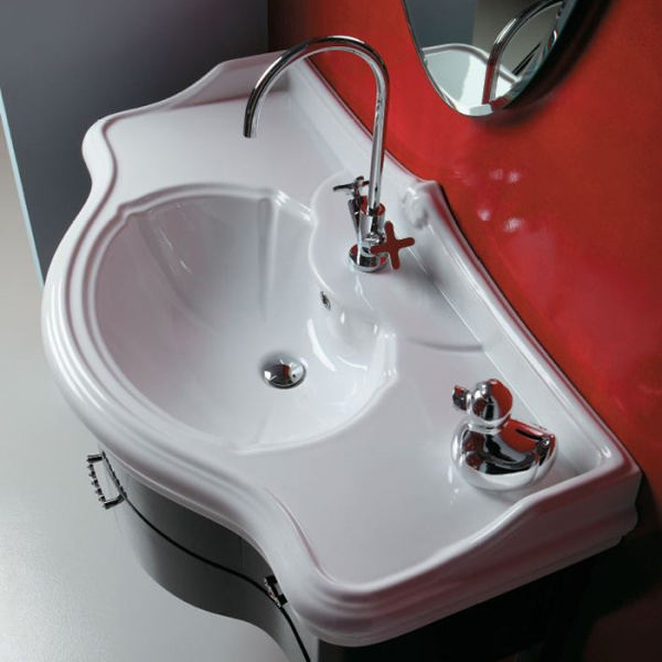 Раковина подвесная (112х62) Azzurra Jubilaeum JULP1106200MBI (JUB200/110 bi))*1