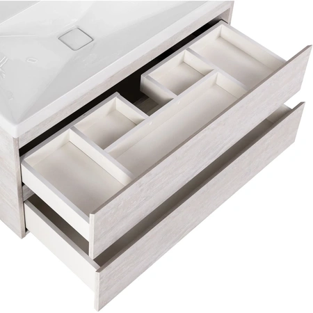 Тумба под раковину Cezares MOLVENO-80-2C-SO-LB Legno Bianco