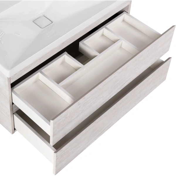 Тумба под раковину Cezares MOLVENO-80-2C-SO-LB Legno Bianco