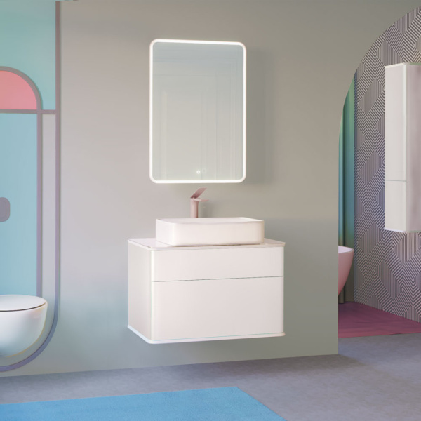 Зеркальный шкаф Jorno Pastel 60 Pas.03.60/W