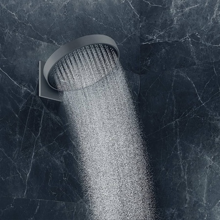 Верхний душ Hansgrohe Rainfinity 250 1jet EcoSmart 26229340 шлифованный черный хром