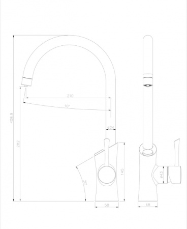 Смеситель для кухонной мойки Lemark Comfort  (LM3072C)