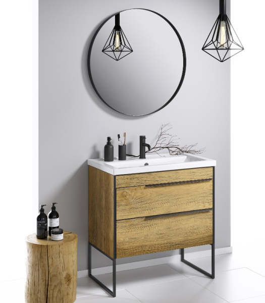 Тумба под раковину Aqwella Fargo 80 FRG0108DB