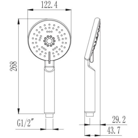 Ручной душ Esko  SPL1105