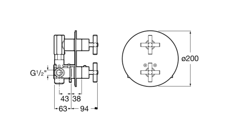 Смеситель для ванны Roca Loft 5A0743C00