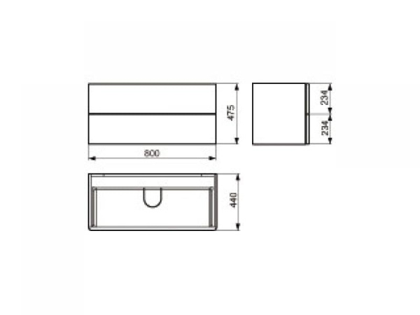Подстолье Ideal Standard SoftMood T7801S6