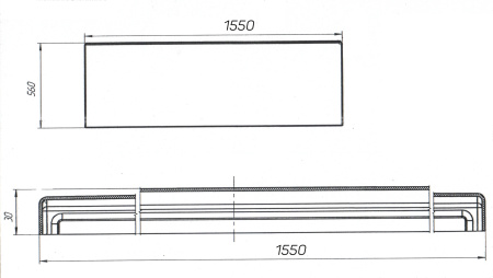Панель Marka One  FLAT 155 02фл155