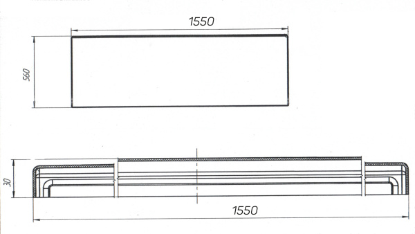 Панель Marka One  FLAT 155 02фл155
