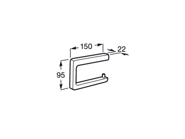 Держатель  туалетной бумаги Roca Tempo 817034001