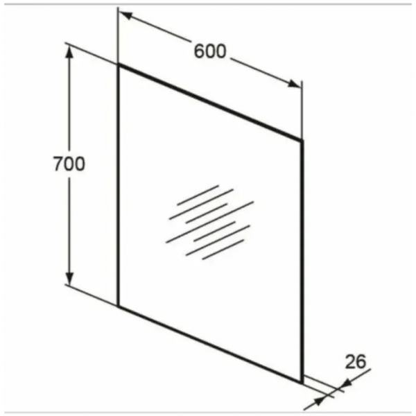 Зеркало (60х70) Ideal Standard MIRROR&LIGHT T3278BH
