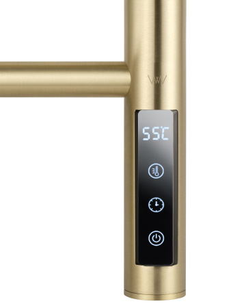 Полотенцесушитель электрический WONZON & WOGHAND BONN, брашированное золото WW-AL4092-BG