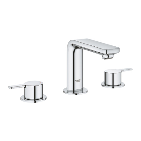 Пара ручек синий/красный GROHE Lineare New 48357000