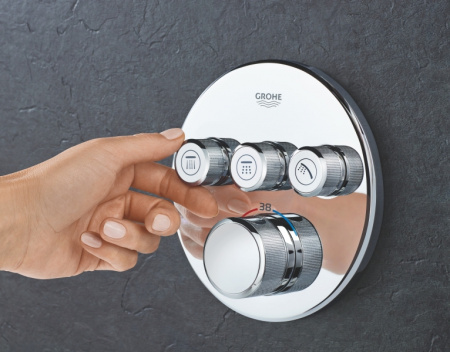 Термостат для ванны на 3 источника Grohe SmartControl 29121 000 (29121000) хром