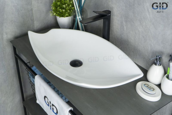 Раковина накладная (74х38) Gid N9178