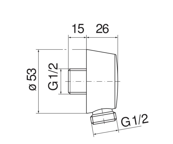 Шланговое подсоединение Nobili AD150FLP