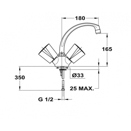Смеситель для мойки Mofem Nova 140-2021-36