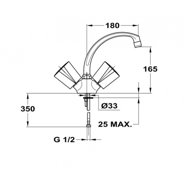 Смеситель для мойки Mofem Nova 140-2021-36