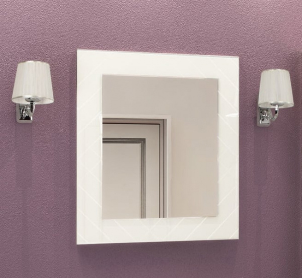 Зеркало Акватон Венеция 65 белое